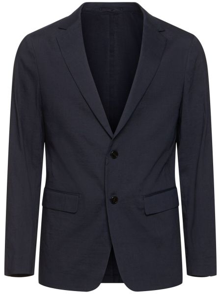 Linned blazer Theory blå