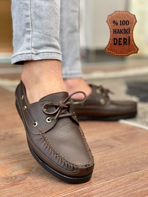 Кожаные ботинки Muggo коричневые