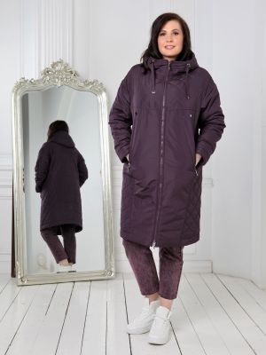 Пальто Dizzyway фиолетовое