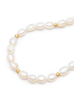 Kaklarota ar pērļu Nialaya Jewelry balts
