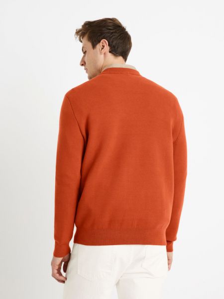 Sweter Celio pomarańczowy