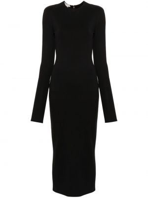 Μίντι φόρεμα Alessandro Vigilante μαύρο