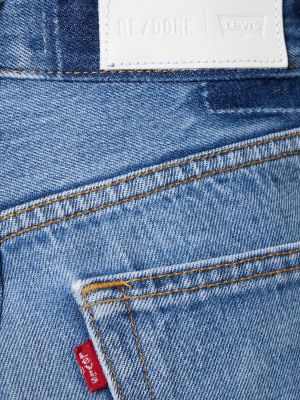 Bavlněné džínové šortky s vysokým pasem Re/done