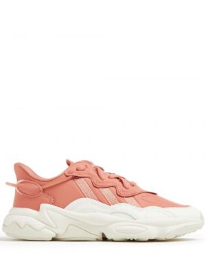 Sneakers a righe Adidas Ozweego rosa