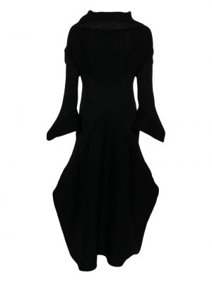 Sukienka długa Issey Miyake czarna