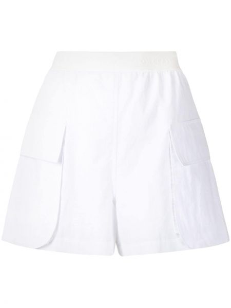 Pantalones cortos de cintura alta Low Classic blanco