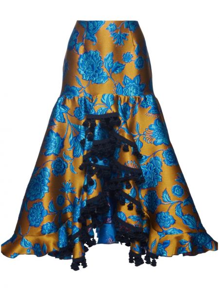 Asymetrická žakárová sukňa La Doublej