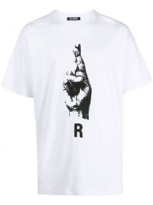 T-shirt à imprimé Raf Simons blanc