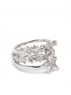 Prsten s hvězdami Kate Spade stříbrný