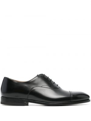 Leder derby schuhe Henderson Baracco schwarz