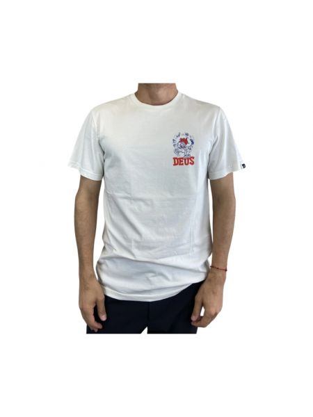T-shirt mit kurzen ärmeln Deus Ex Machina weiß