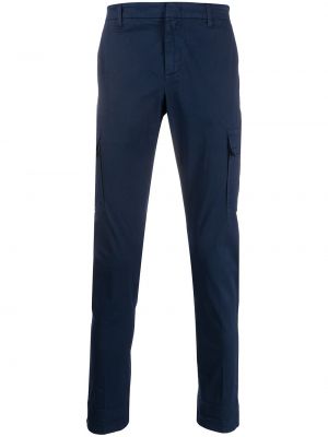 Pantalon cargo slim avec poches Dondup bleu
