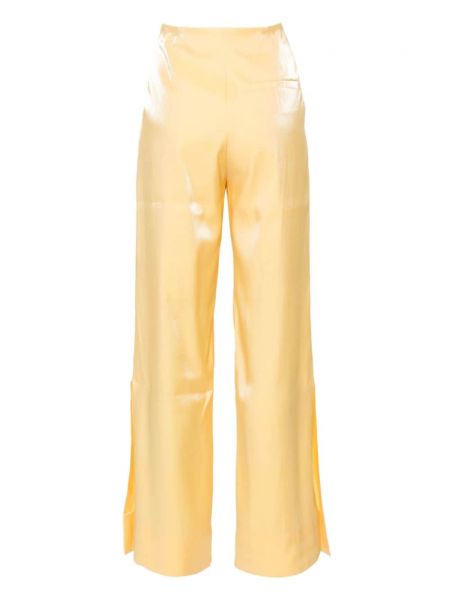 Rovné kalhoty áeron žluté