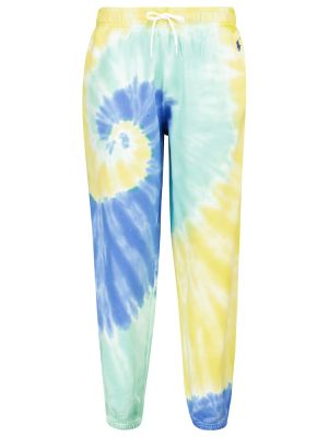 Памучни спортни панталони с tie-dye ефект Polo Ralph Lauren