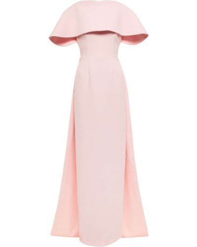 Dlouhé šaty Emilia Wickstead růžové