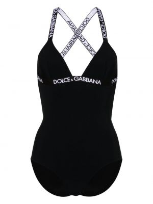 Maudymosi kostiumėlis Dolce & Gabbana juoda