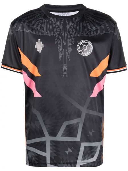 Trykt t-skjorte Marcelo Burlon County Of Milan svart