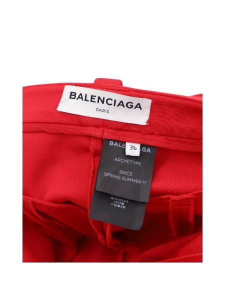 Falda retro Balenciaga Vintage rojo