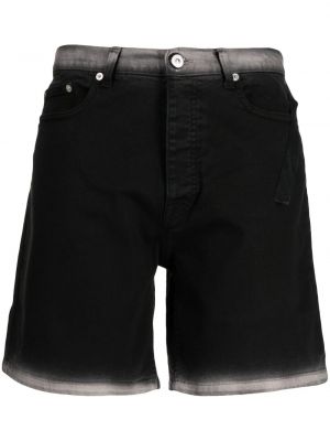 Pantaloni scurți din denim cu gradient N°21 negru