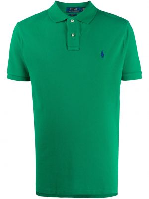 Поло тениска бродирана бродирана бродирана Polo Ralph Lauren синьо