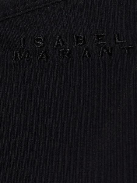 Top de algodón Isabel Marant negro