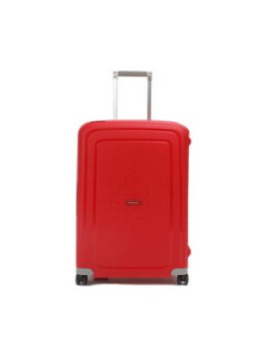 Červený kufr Samsonite