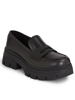 Chunky chunky loaferice slip-on Calvin Klein Jeans crna