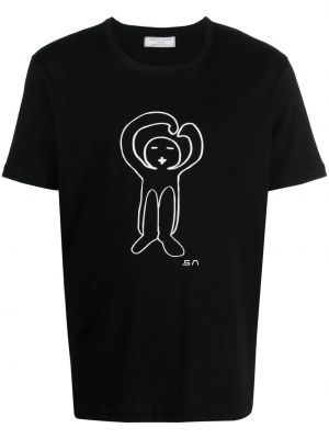 T-shirt con stampa Société Anonyme nero