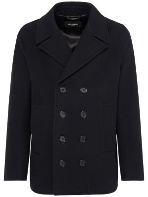 Cappotto di lana Dolce & Gabbana nero