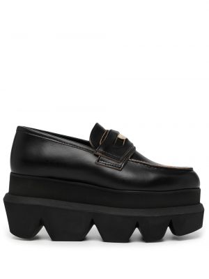 Pantofi loafer cu platformă Sacai negru