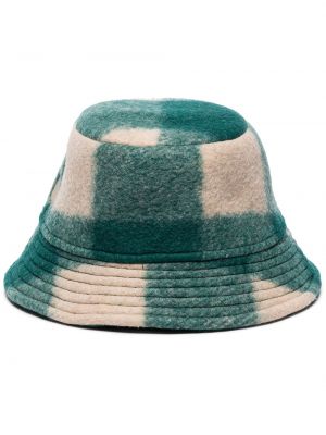 Sombrero a cuadros Isabel Marant verde