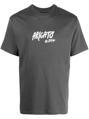 T-shirt mit print Axel Arigato grau