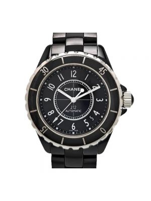 Zegarek ze stali chirurgicznej Chanel Vintage czarny