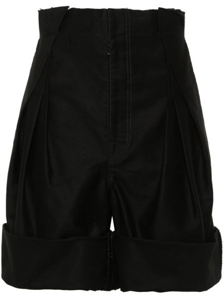 Shorts mit plisseefalten Maison Margiela schwarz