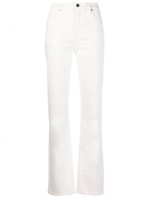 Hög midja flare jeans Etro vit