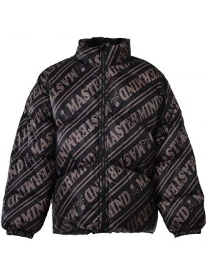 Pernata jakna s printom Mastermind World crna