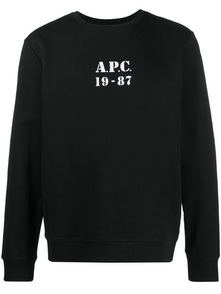 Sweatshirt mit print mit rundem ausschnitt A.p.c.