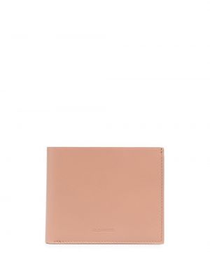 Usnjena denarnica Jil Sander roza