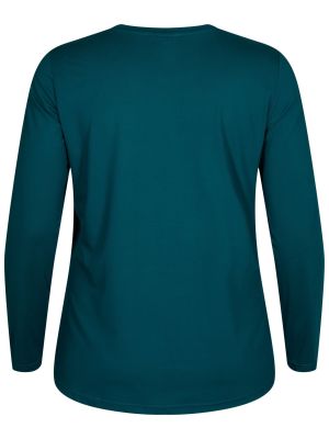 Tricou cu mânecă lungă Active By Zizzi verde