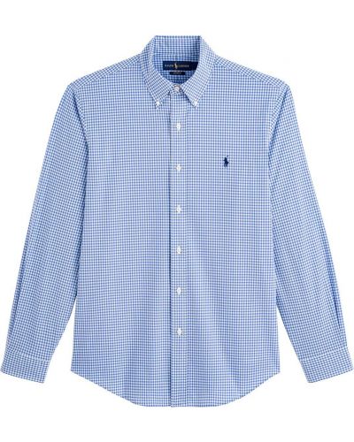 Рубашка Polo Ralph Lauren, синяя