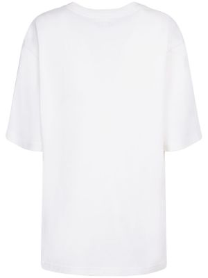 Camisa de algodón de tela jersey Ami Paris blanco