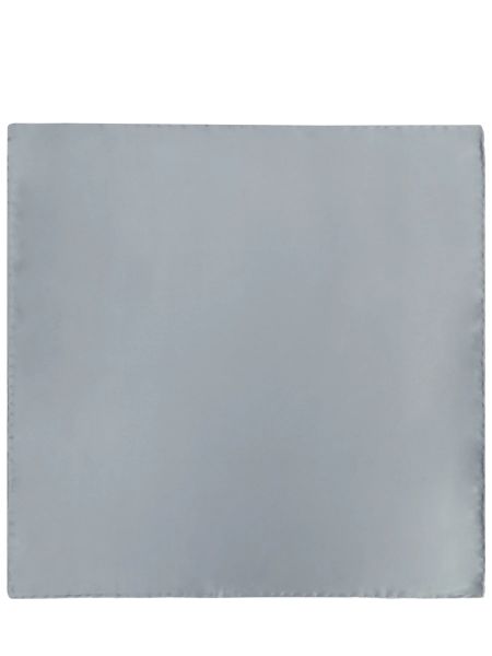 Серый шелковый платок Brioni