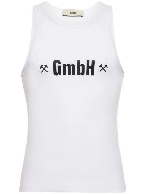 Camiseta de algodón con estampado Gmbh