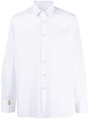 Риза бродирана slim Billionaire бяло