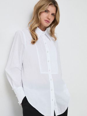 Koszula bawełniana Custommade biała
