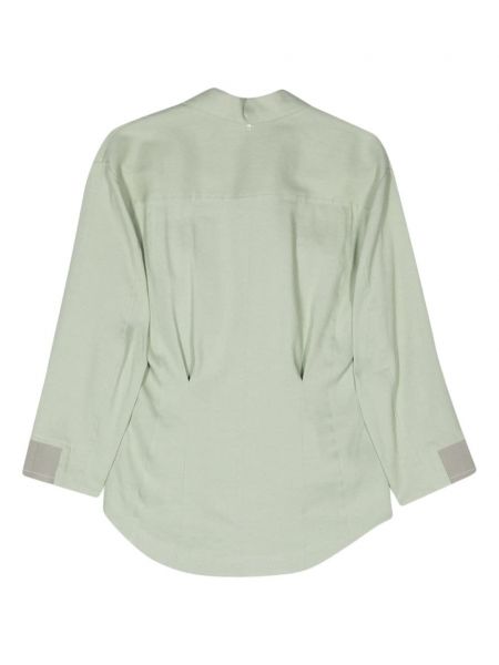 Lininė marškiniai Lorena Antoniazzi žalia