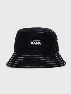 Хлопковая шапка Vans черная