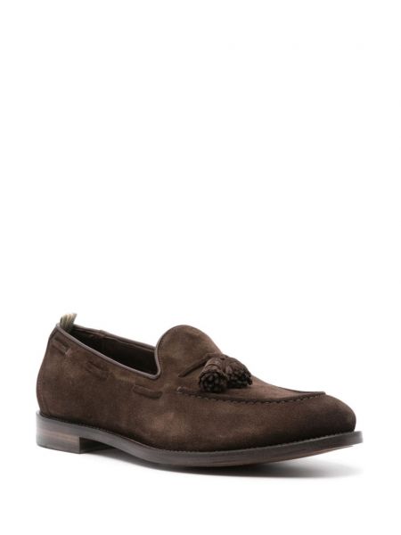 Slip-on seemisnahksed loafer-kingad Officine Creative pruun