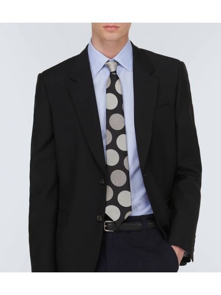Puntíkatá hedvábná kravata Comme Des Garçons Homme Deux