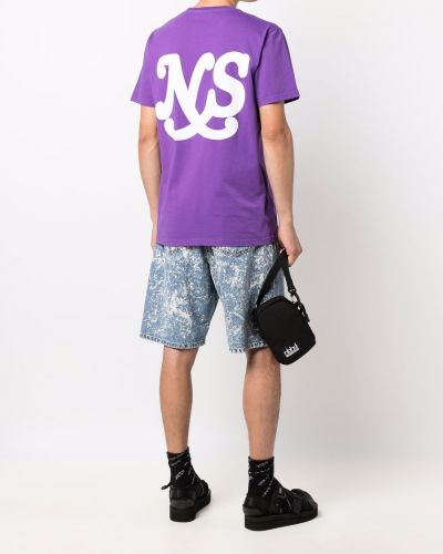 Camiseta con bordado Nasaseasons violeta